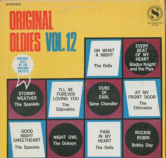 Albumcover Original Oldies (Springboard) - Original Oldies Vol. 12